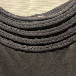 Black Soma maxi dress with beautiful medallion detailing - Size XL